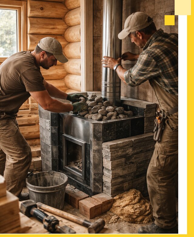 Строительство и отделка русских бань под ключ в Кореновске