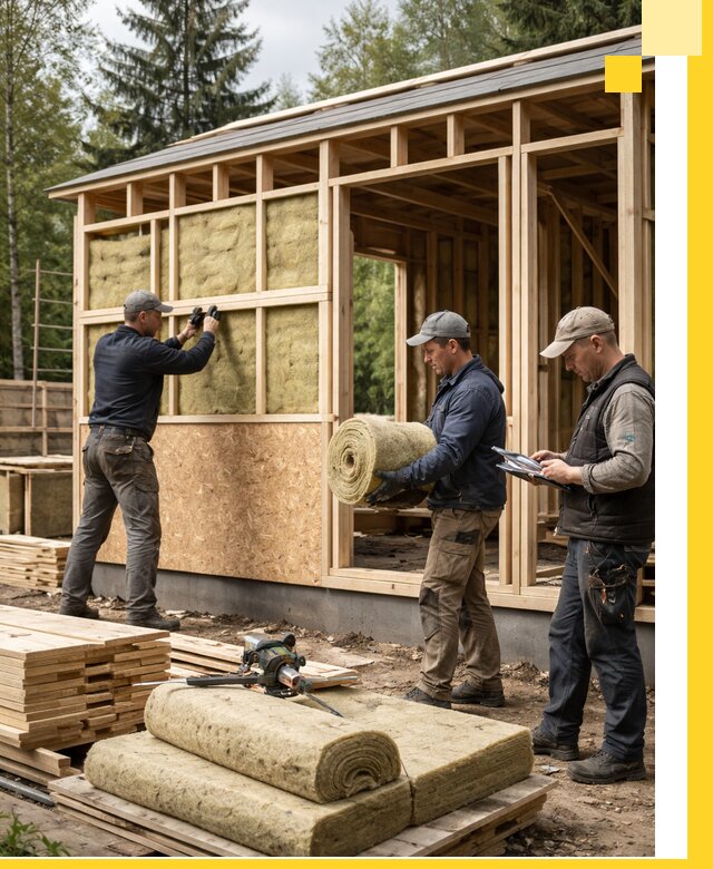 Проектирование и строительство каркасных бань в Кореновске под ключ