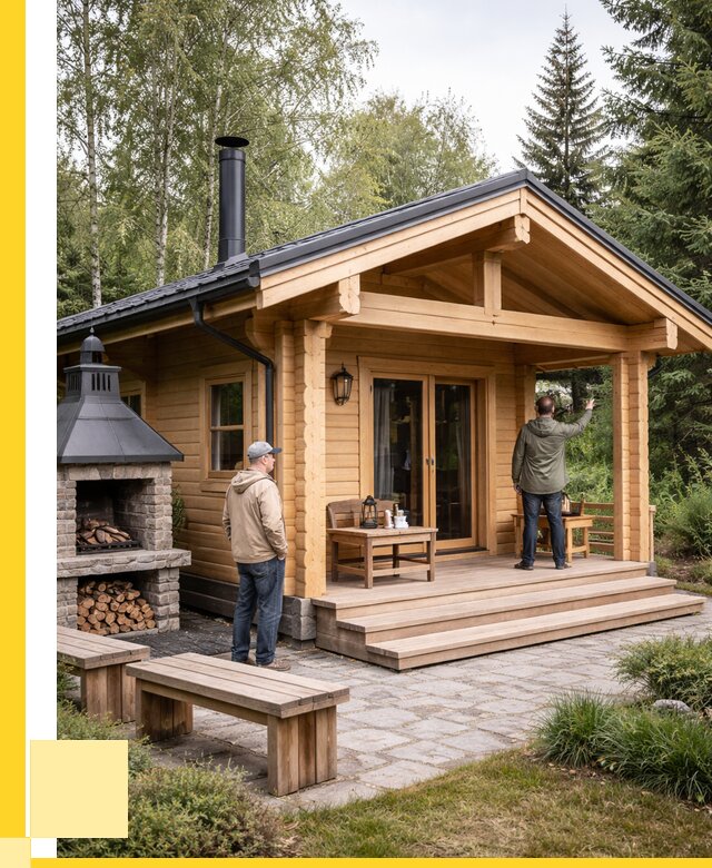 Деревянные бани под ключ в Кореновске от 466380 р. | ЭриданКнв