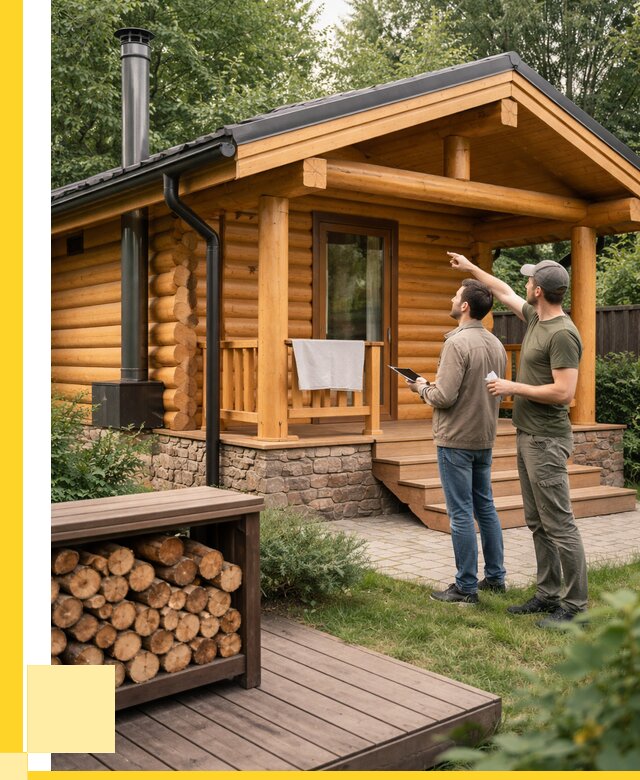 Бани для дачи под ключ в Кореновске от 259100 р. | ЭриданКнв