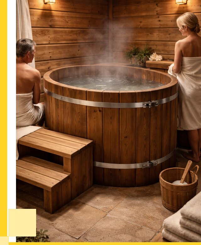 Бани с купелью под ключ в Кореновске от 466380 р. | ЭриданКнв