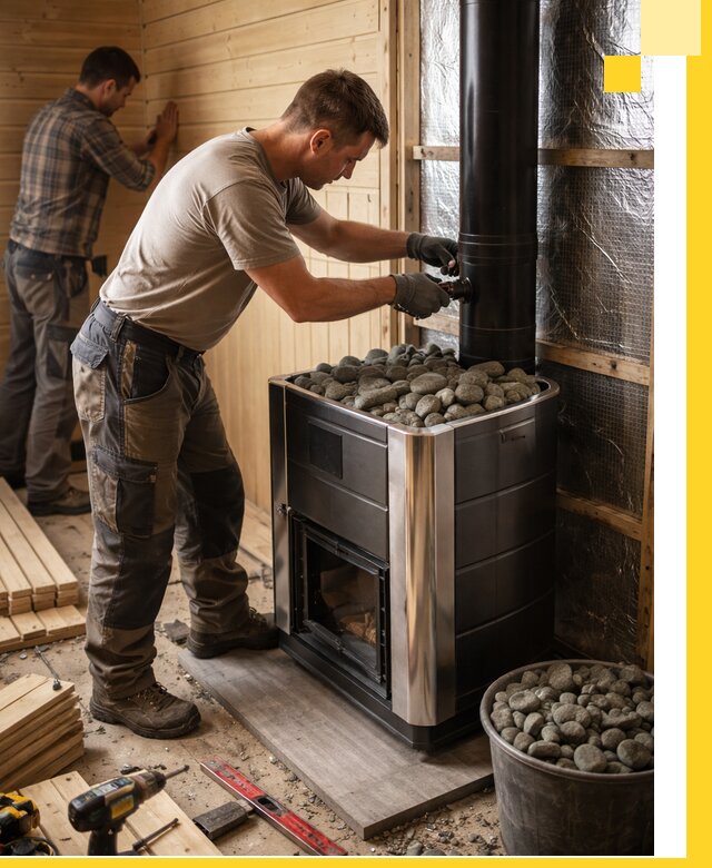 Проектирование и строительство парилок для бани в Кореновске под ключ