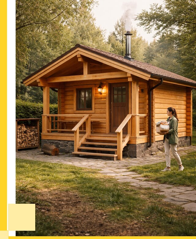 Купить баню под ключ в Кореновске от 673660 р. | ЭриданКнв