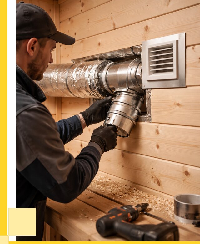 Монтаж вентиляции бани в Кореновске от 12437 р. | ЭриданКнв