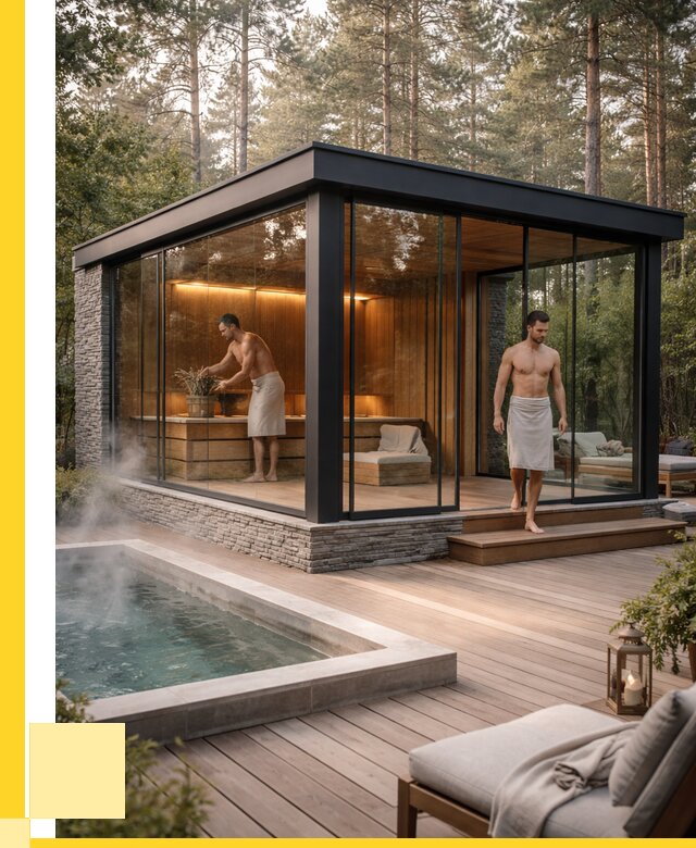 Стеклянные бани и двери в Кореновске от 466380 р. | ЭриданКнв