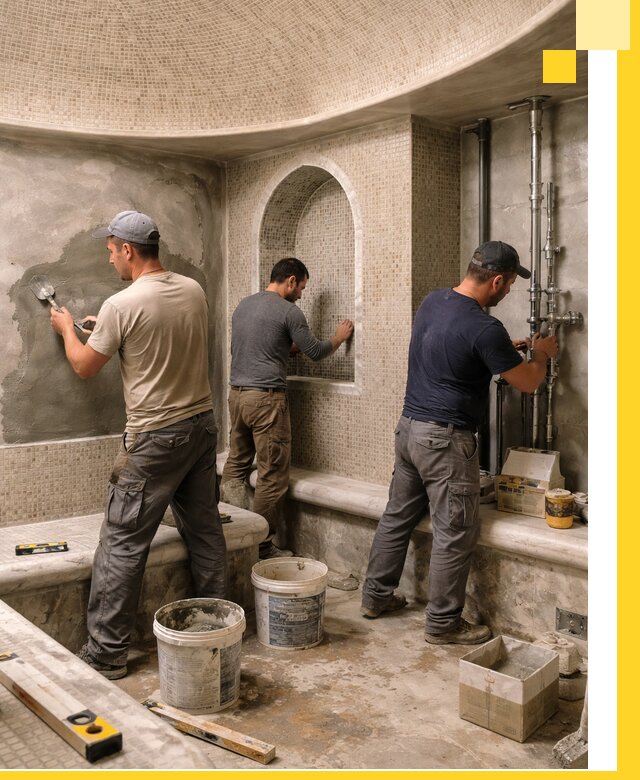 Профессиональный монтаж хамамов под ключ в Кореновске с гарантией