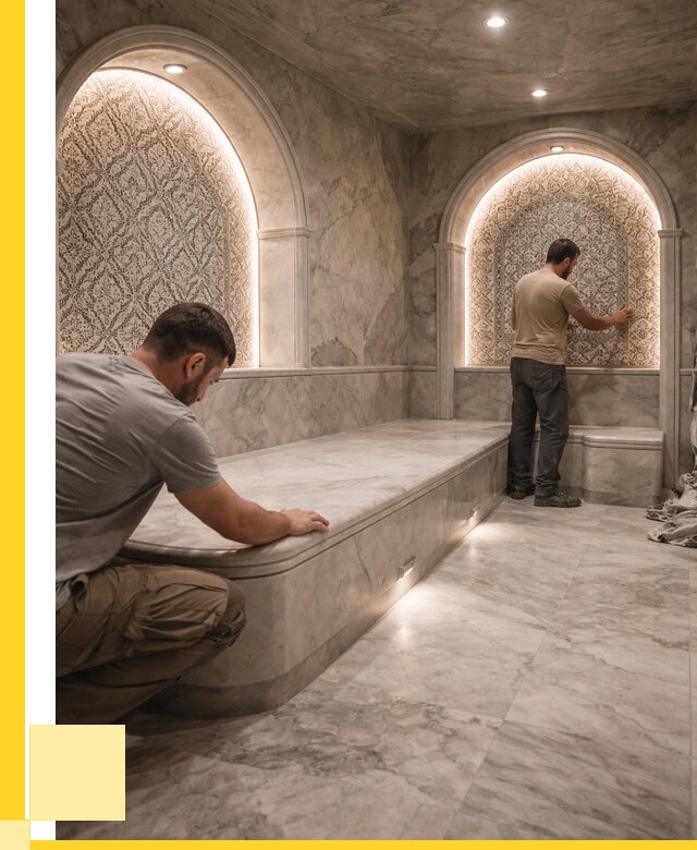 Турецкие бани под ключ в Кореновске от 259100 р. | ЭриданКнв