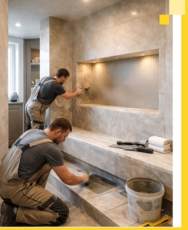 Профессиональное строительство хамама в квартире в Кореновске