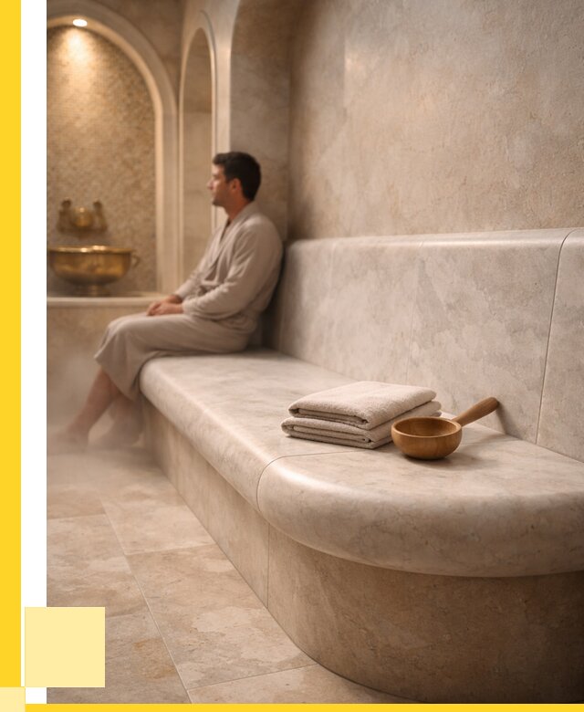 Сиденья для хамама в Кореновске под ключ от 12437 р. | ЭриданКнв