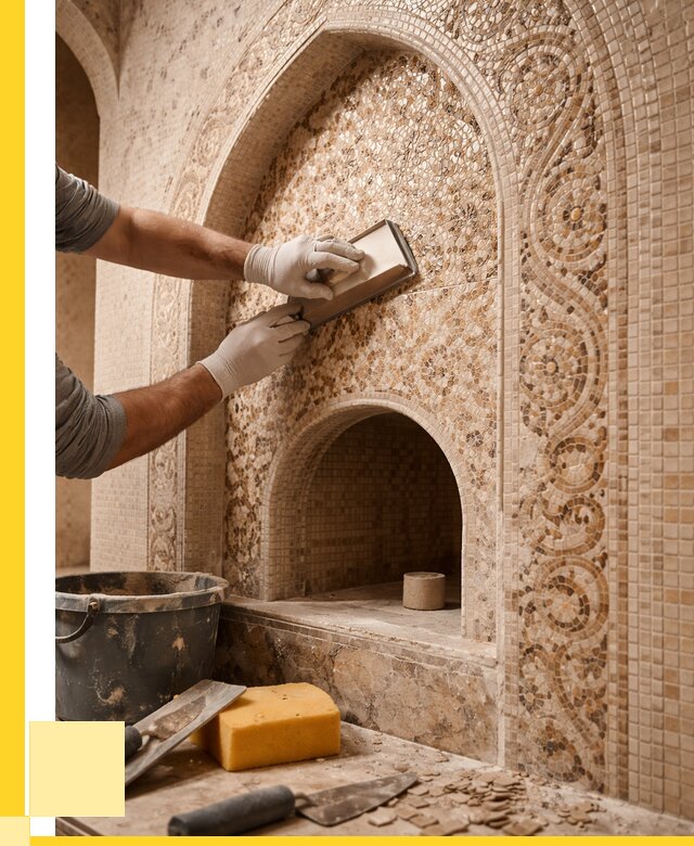 Мозаика для хамама в Кореновске под ключ от 5182 р. | ЭриданКнв