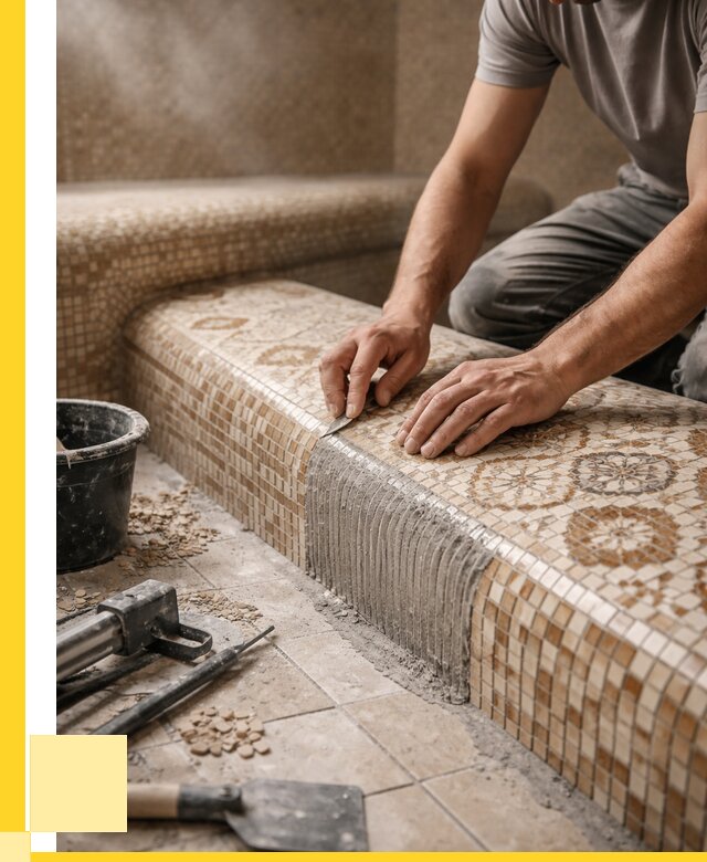 Плитка для хамама под ключ в Кореновске от 3627 р. | ЭриданКнв